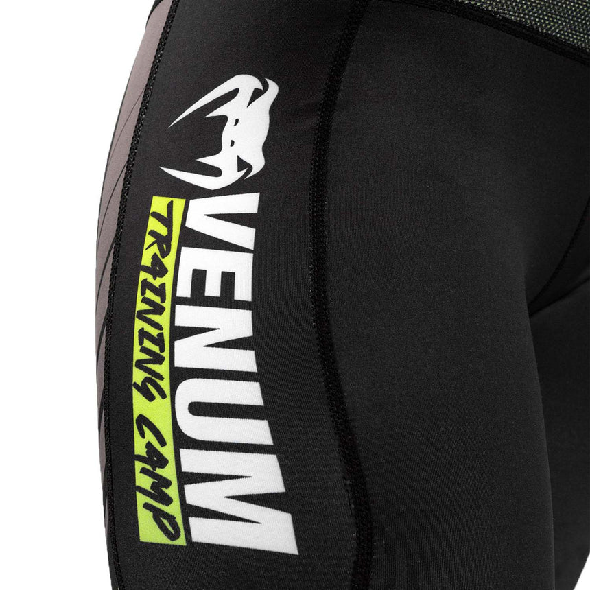 Venum Training Camp 3.0 Womens Leggings Black-Neo Yellow