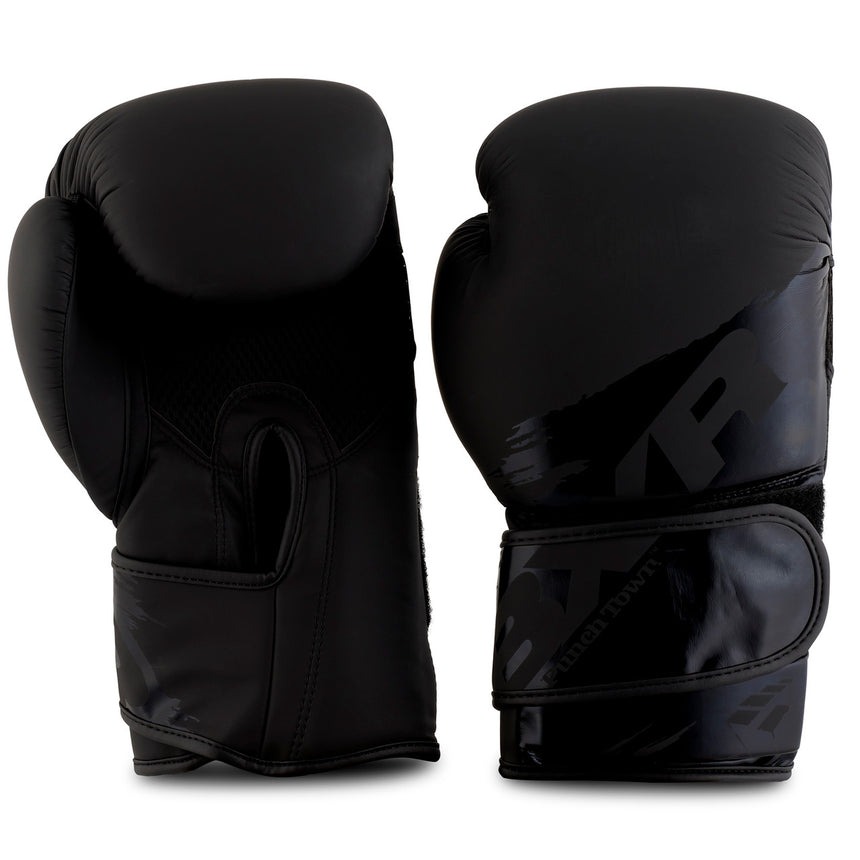 PunchTown BXR KR Boxing Glove Black-Black