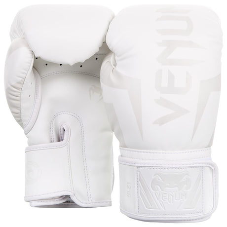 Venum Elite Boxing Gloves White-White