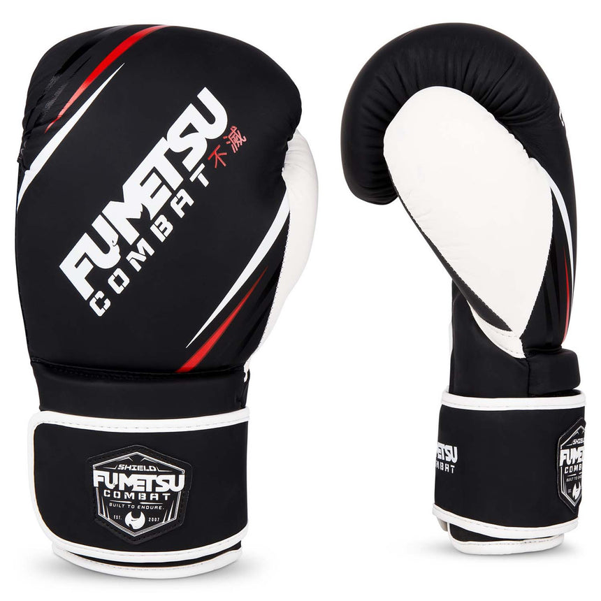 Fumetsu Shield Boxing Gloves Black-White