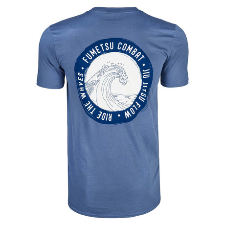 Fumetsu Waves T-Shirt Blue