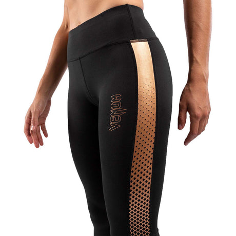 Venum Tecmo Womens Leggings Black-Bronze