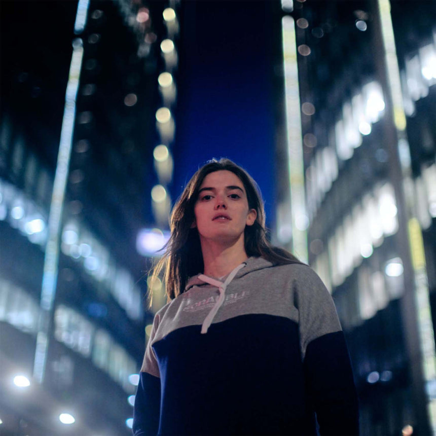 Scramble Takamiya Hoodie Navy-Grey