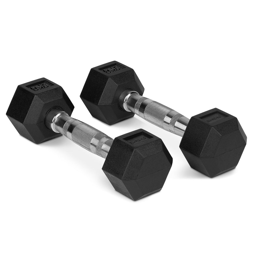 Bytomic Rubber 2kg Hexagon Dumbbell Set