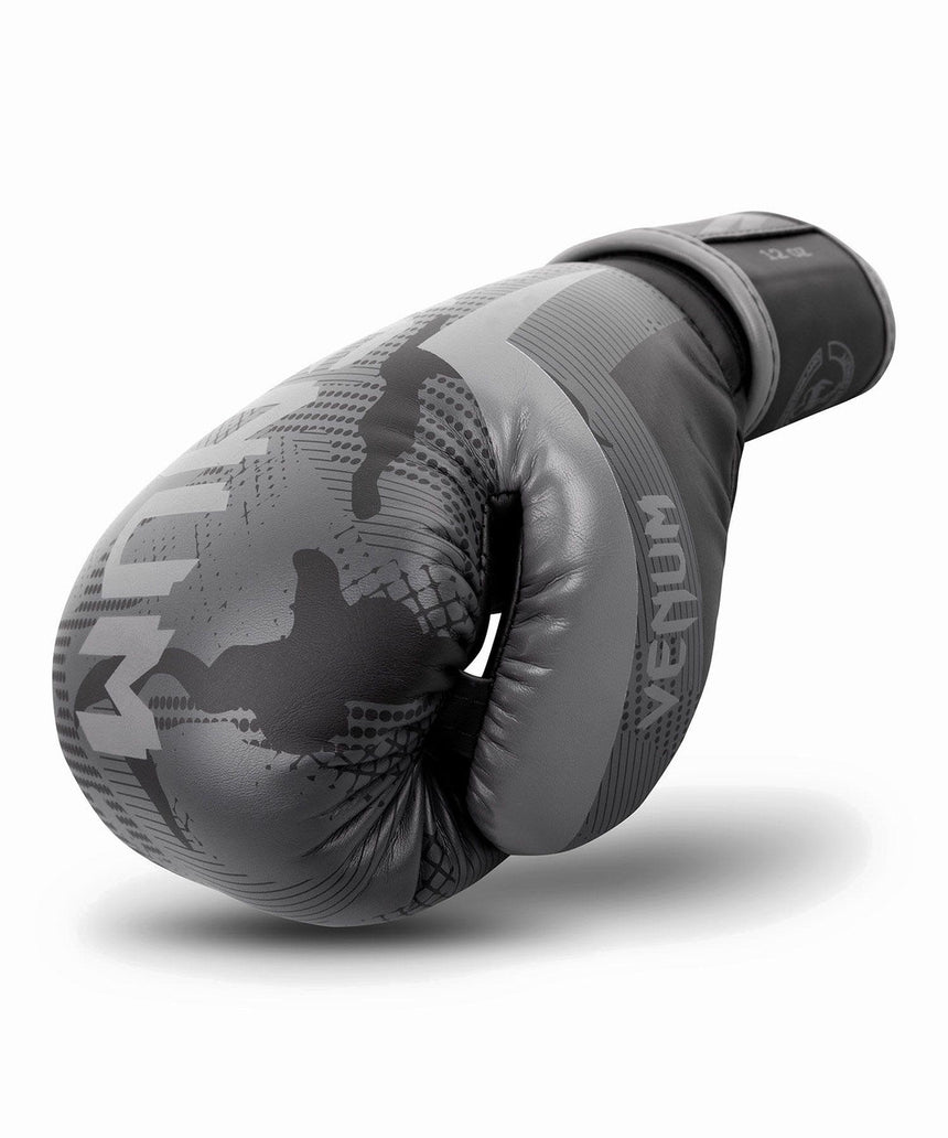 Venum Elite Boxing Gloves Black-Dark Camo