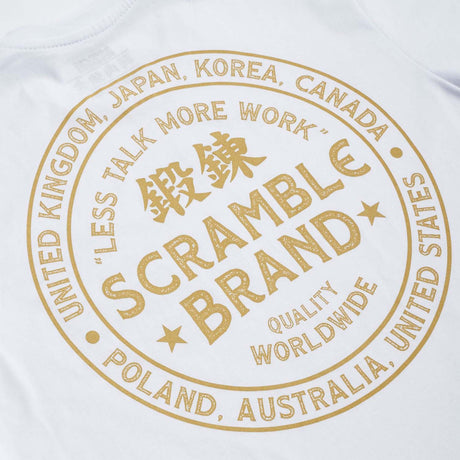 Scramble More Work T-Shirt White