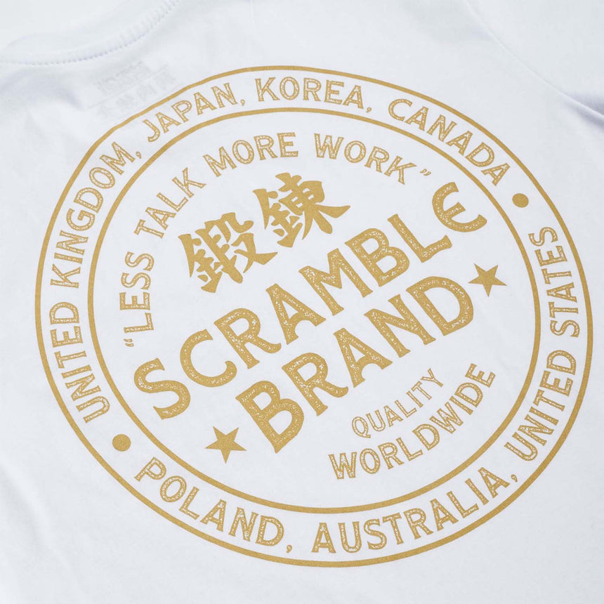 Scramble More Work T-Shirt White