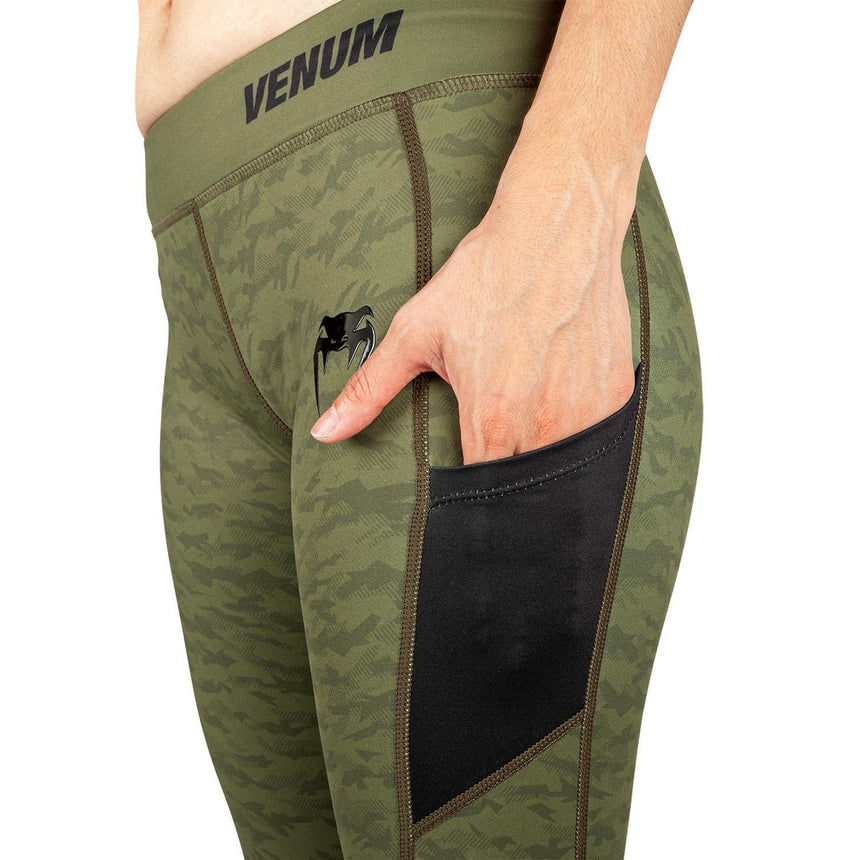 Venum Womens Power 2.0 Leggings Khaki/Black
