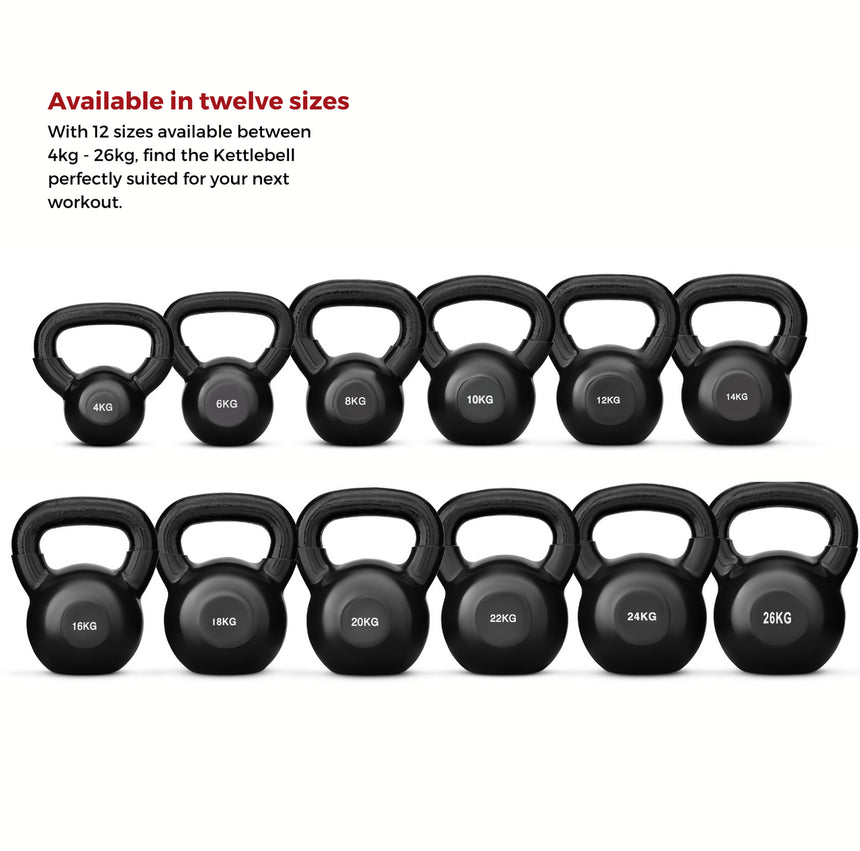 Bytomic Rubber Coated 22kg Kettlebell
