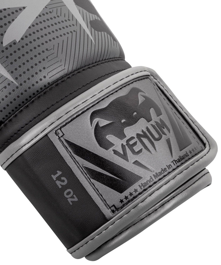 Venum Elite Boxing Gloves Black-Dark Camo