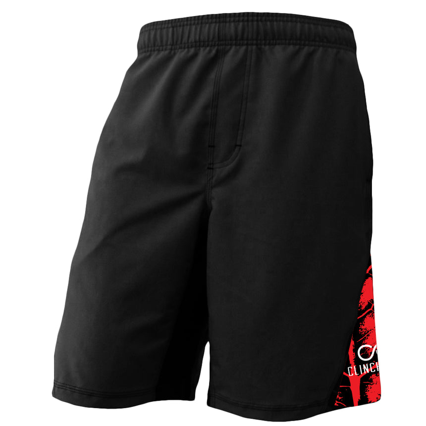 Clinch Gear AMRAP City Shorts Black/Red