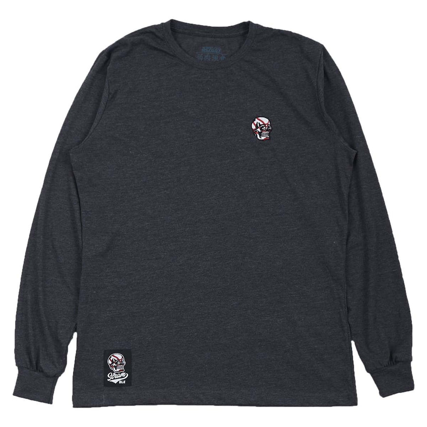 Scramble Skabuki Long Sleeve T-Shirt  Grey