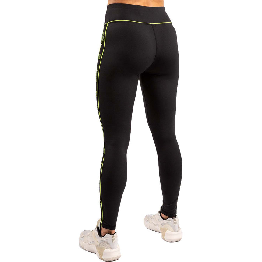 Venum Tecmo Womens Leggings Black-Neo Yellow