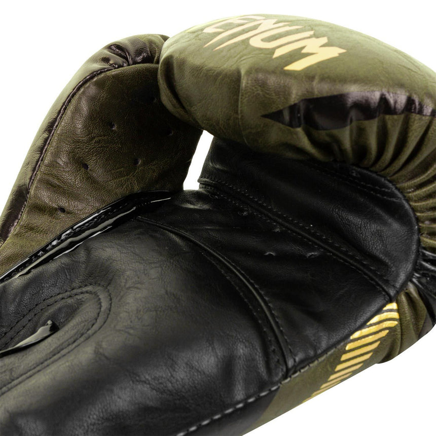 Venum Impact Boxing Gloves Khaki-Gold