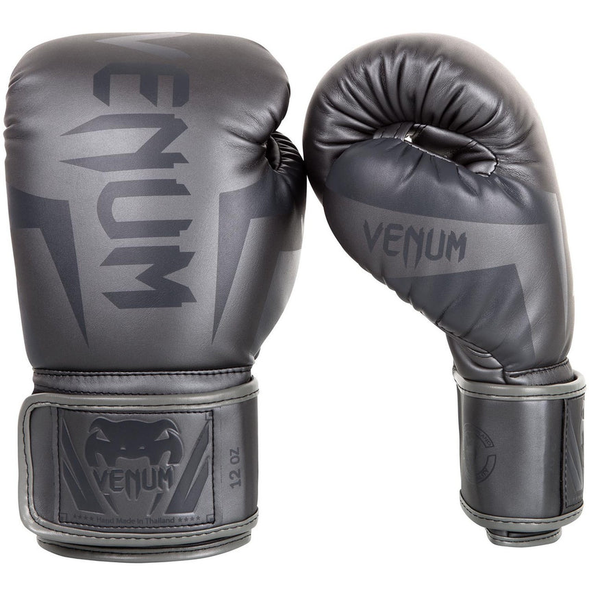 Venum Elite Boxing Gloves Grey-Grey