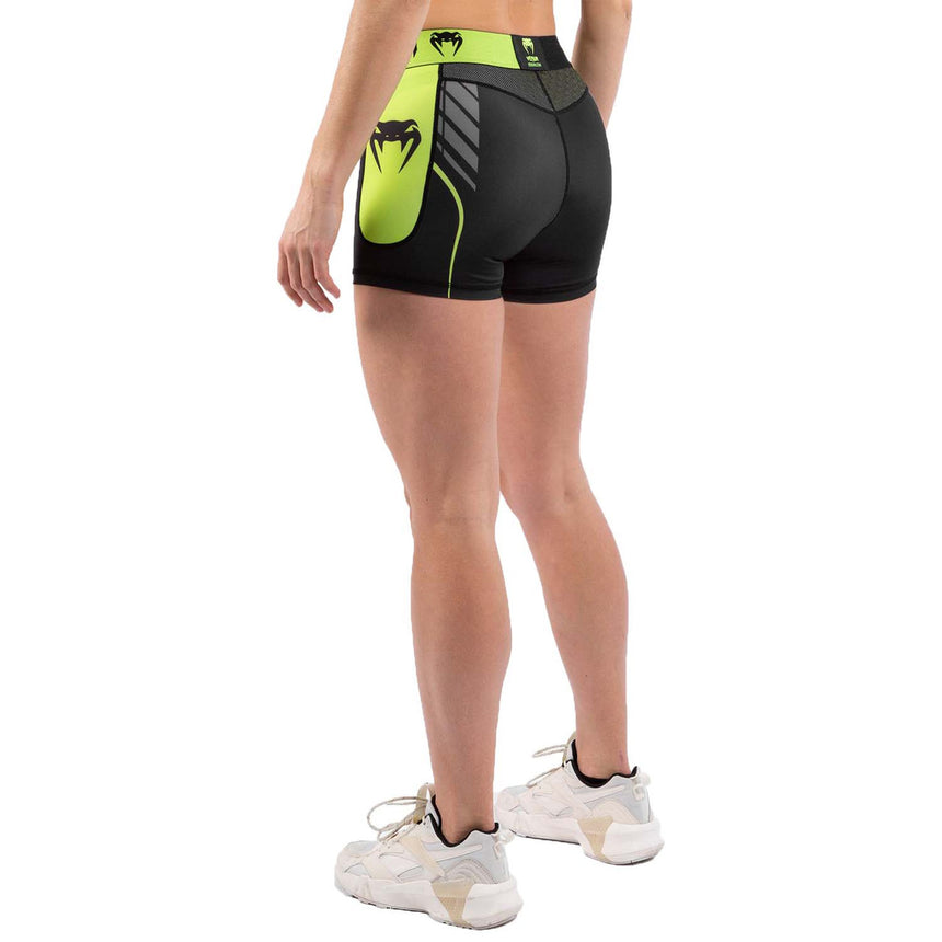 Venum Training Camp 3.0 Women's Compression Shorts Black-Neo Yellow