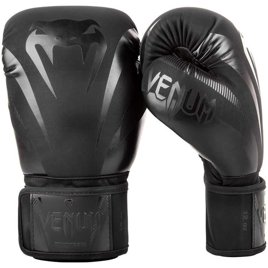 Venum Impact Boxing Gloves Black/Black