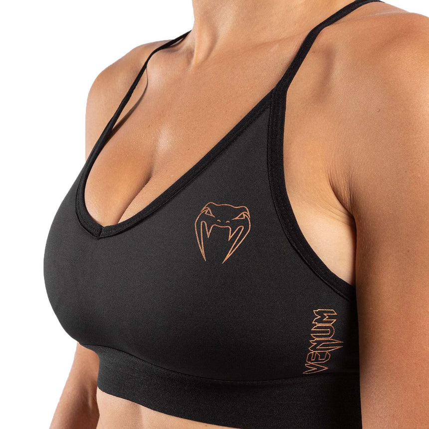 Venum Tecmo Sports Bra Black-Bronze