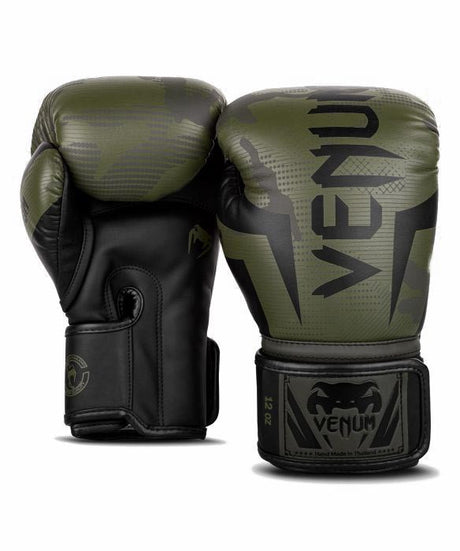 Venum Elite Boxing Gloves Khaki-Camo