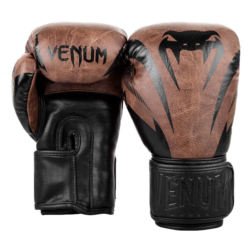 Venum Impact Boxing Gloves Black-Brown
