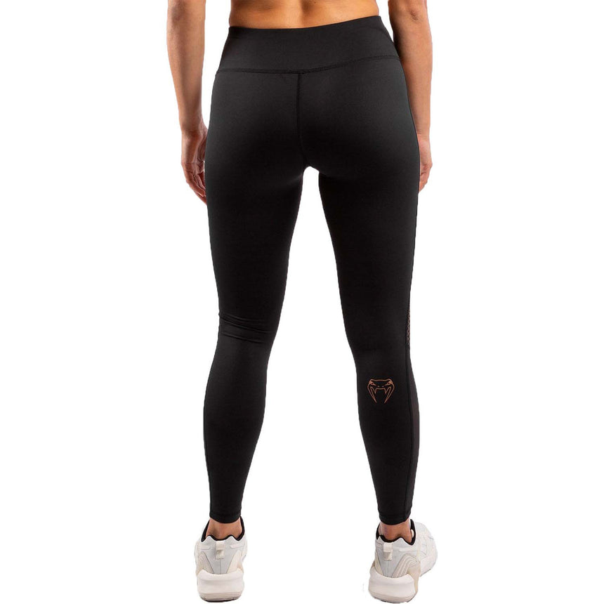 Venum Tecmo Womens Leggings Black-Bronze
