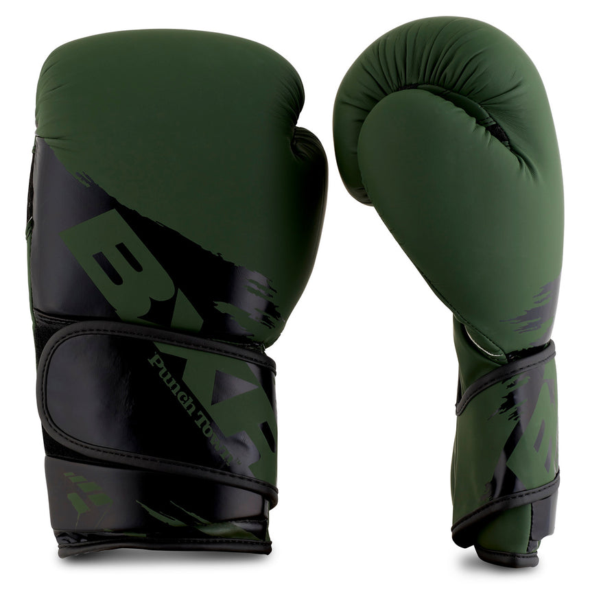 PunchTown BXR KR Boxing Glove Olive-Black