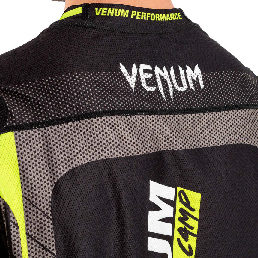 Venum Training Camp 3.0 Dry Tech T-Shirt Black-Neo Yellow