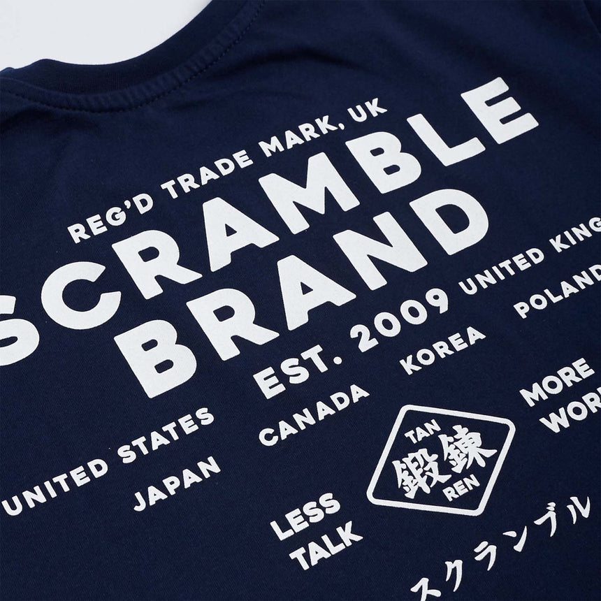 Scramble Less Talk T-Shirt Navy