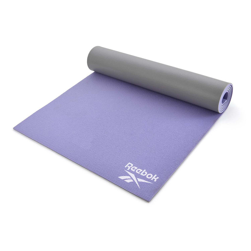 Reebok Double Sided 6mm Yoga Mat Purple-Grey