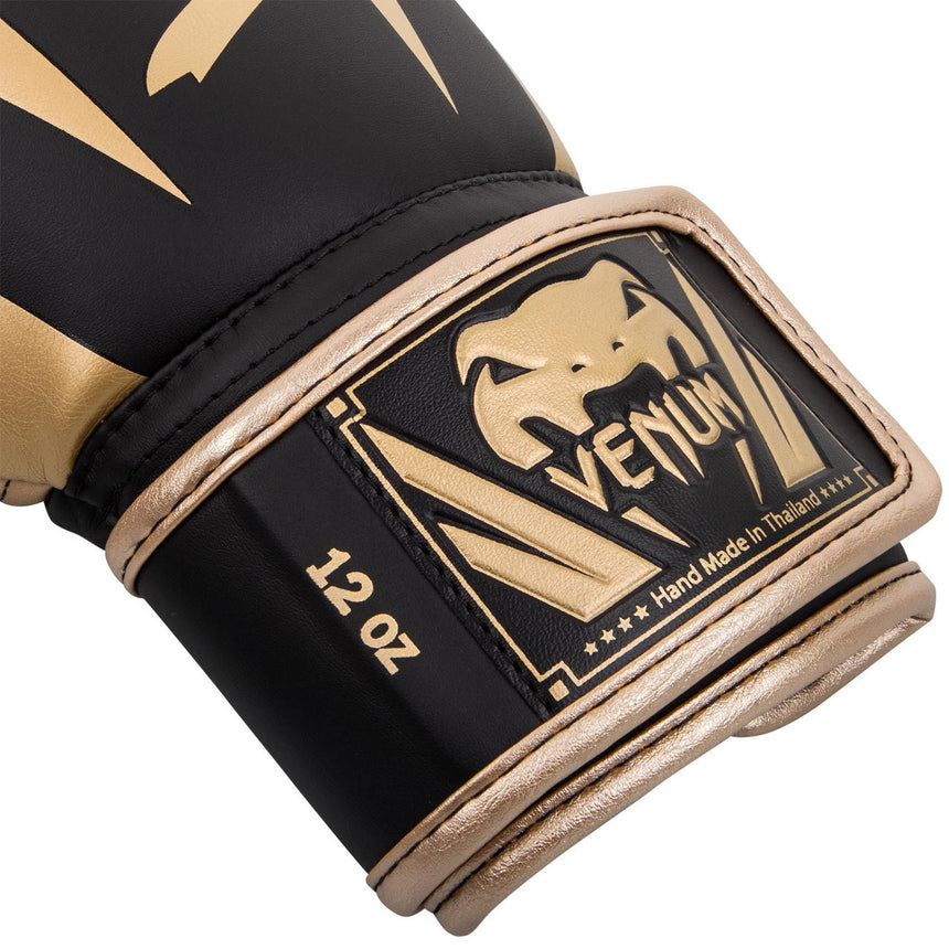 Venum Elite Boxing Gloves Black/Gold