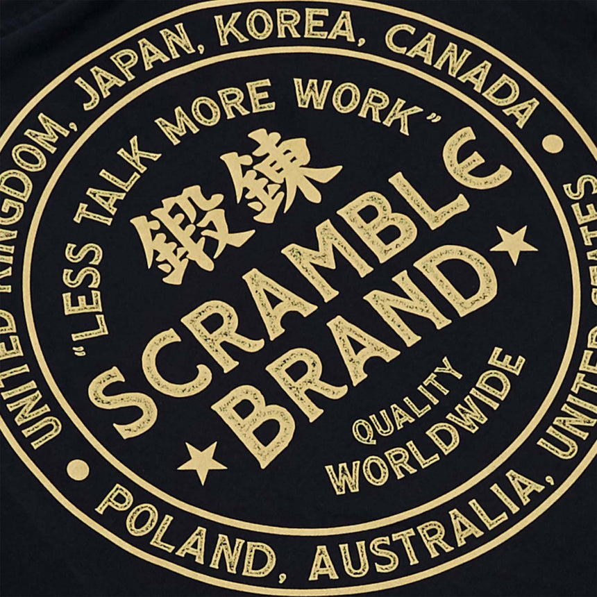 Scramble More Work T-Shirt Black