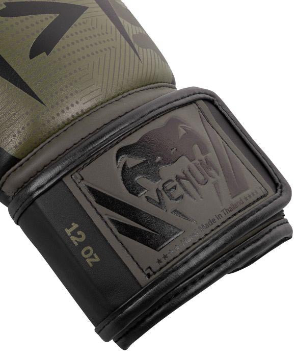 Venum Elite Boxing Gloves Khaki-Camo