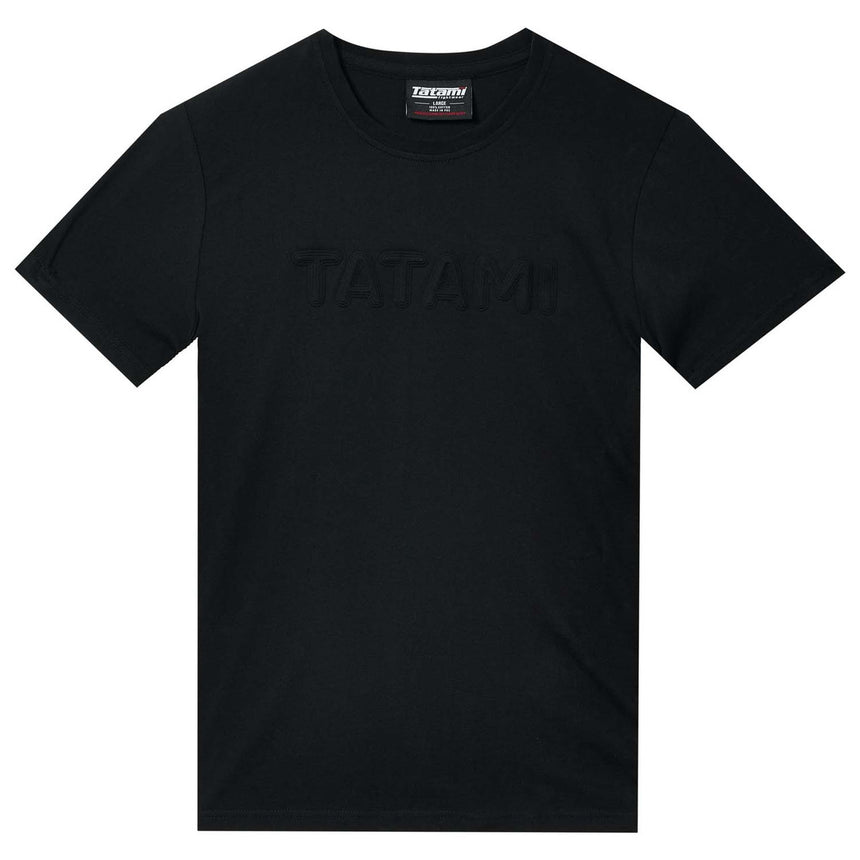 Tatami Fightwear Etch Embossed T-Shirt Black