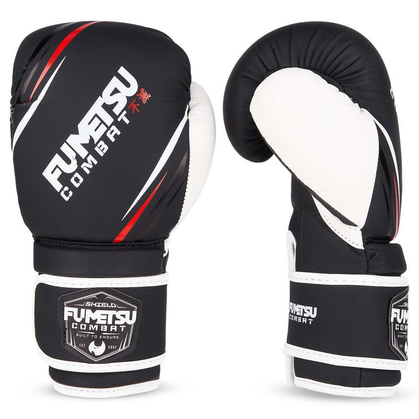 Fumetsu Shield Kids Boxing Gloves Black-White