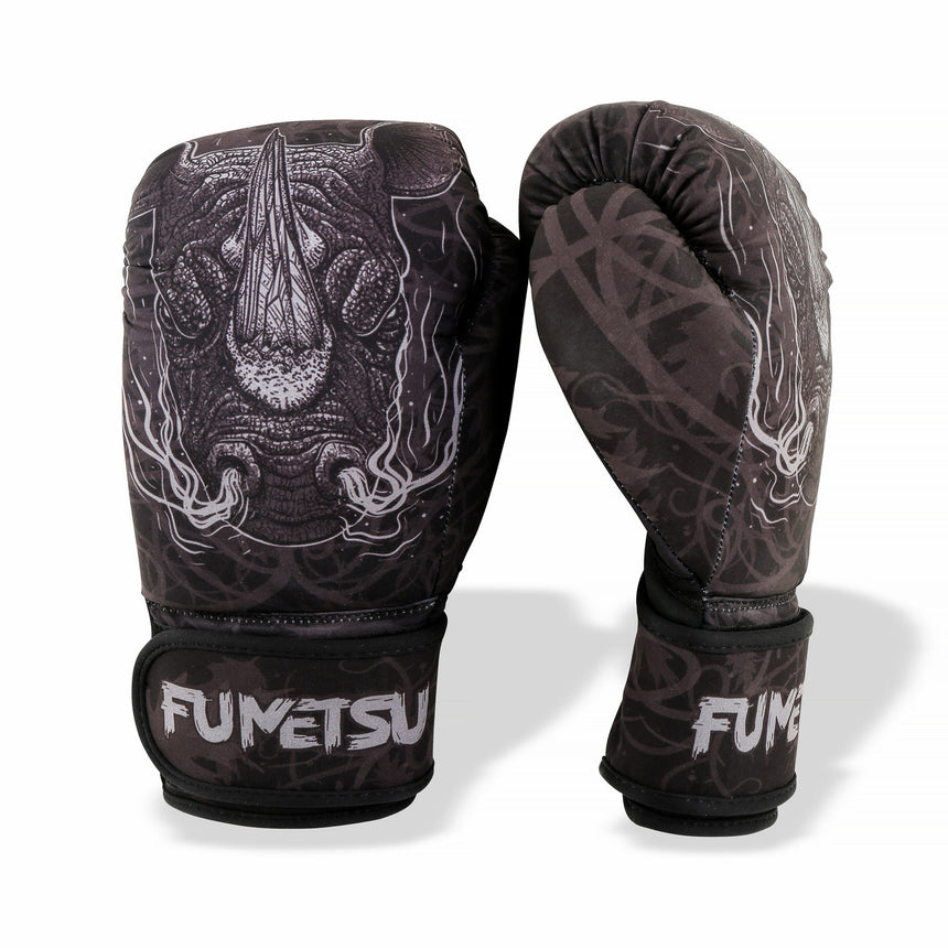 Fumetsu Rampage Washable Boxing Gloves Black/Grey