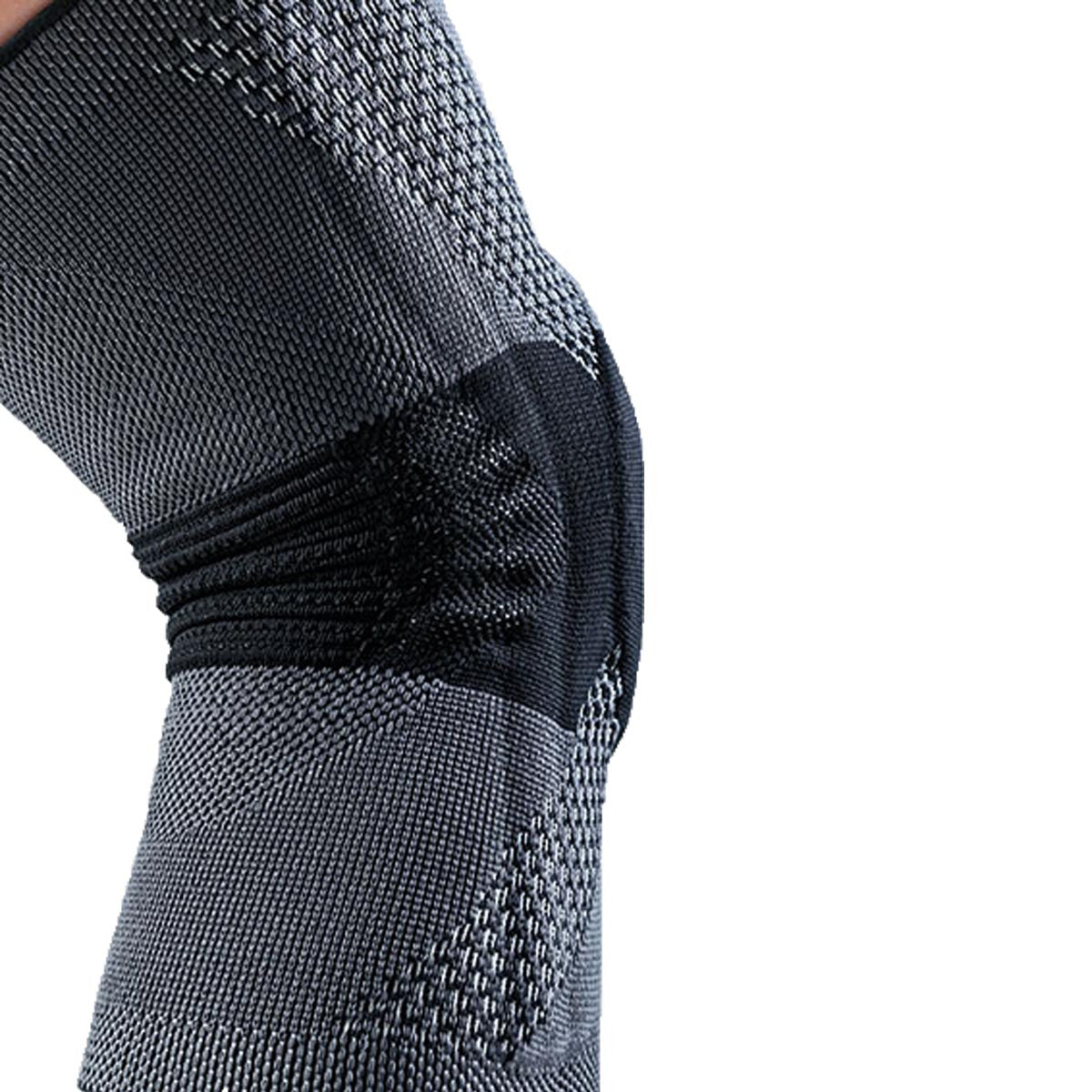 Juzo 3511MXADFF3SBSH10 V Dynamic Max 20-30 mmHg Full Foot Knee High Firm Compression Stockings With 3.5 cm Silicone Border In Short - Black44; V - Extra Large