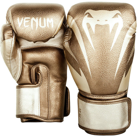 Venum Impact Boxing Gloves Gold/Gold