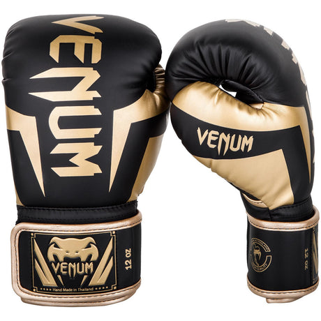 Venum Elite Boxing Gloves Black/Gold