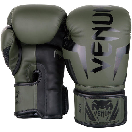 Venum Elite Boxing Gloves Khaki