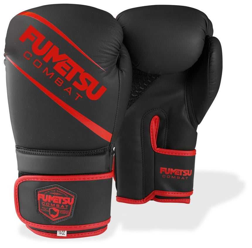 Fumetsu Shield Boxing Gloves Black-Red