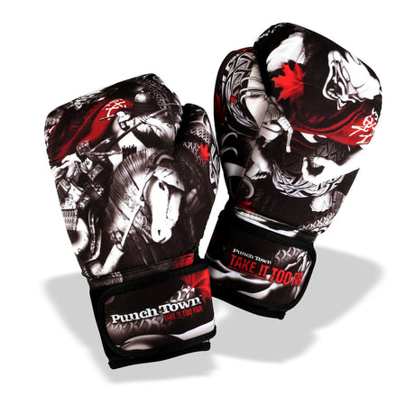 PunchTown Oni Battle Washable Boxing Gloves