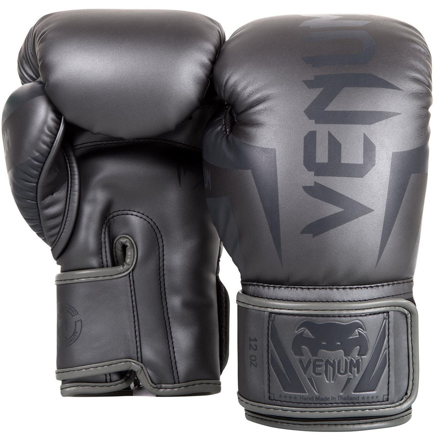 Venum Elite Boxing Gloves Grey-Grey
