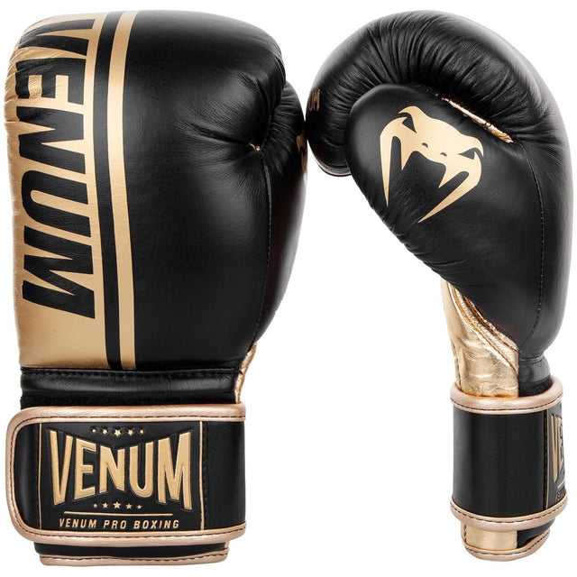 Venum Shield Pro Boxing Gloves Black/Gold