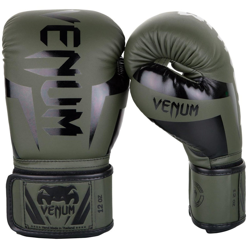 Venum Elite Boxing Gloves Khaki