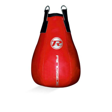 Ringside G2 Synthetic Leather Maize Punch Bag Metallic Red/Silver