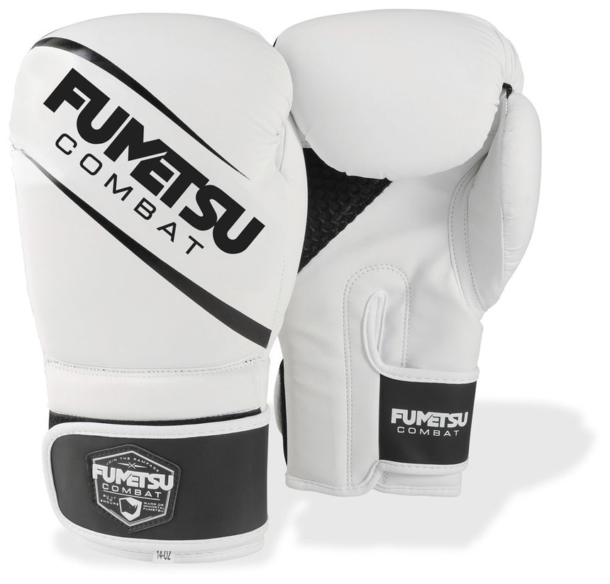Fumetsu Shield Boxing Gloves White-Black