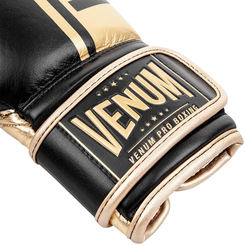 Venum Shield Pro Boxing Gloves Black/Gold