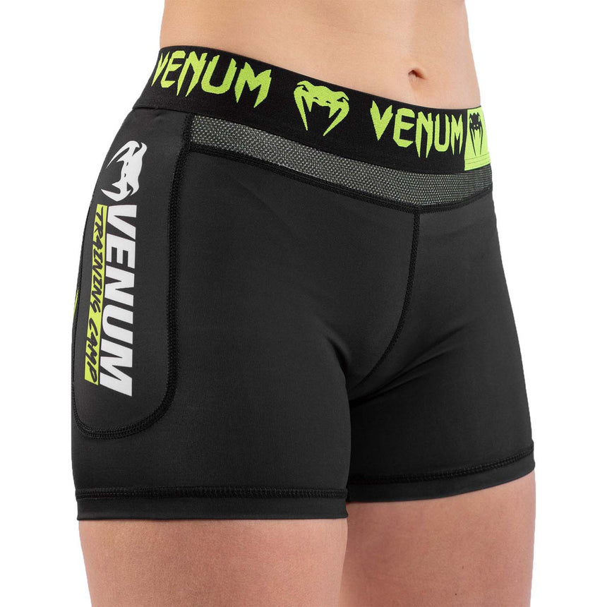 Venum Training Camp 3.0 Women's Compression Shorts Black-Neo Yellow