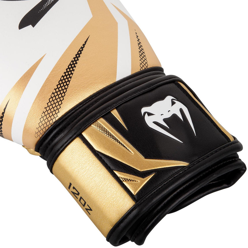 Venum Challenger 3.0 Boxing Gloves White/Black/Gold