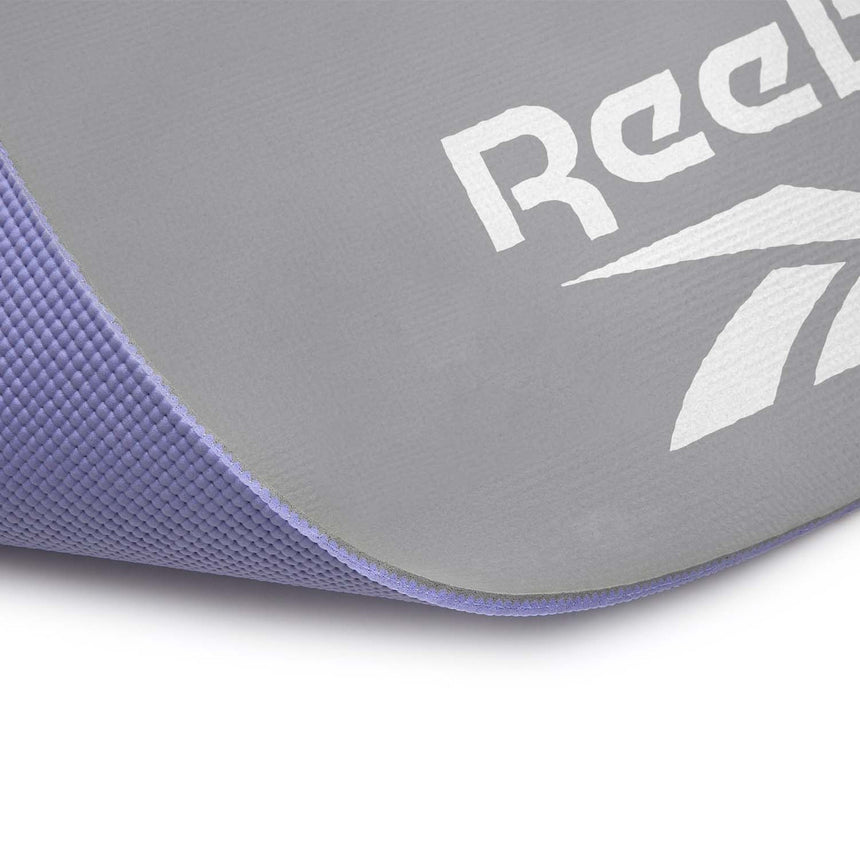 Reebok Double Sided 6mm Yoga Mat Purple-Grey